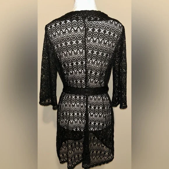 Black Swim Coverup - Picture 2 of 3
